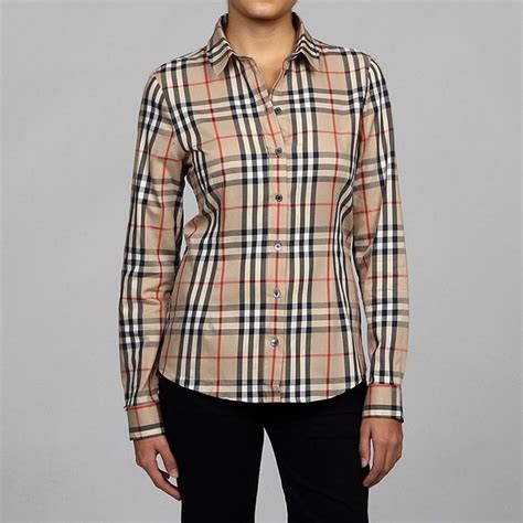 burberry plaid shirt women|burberry plaid shirt men's.